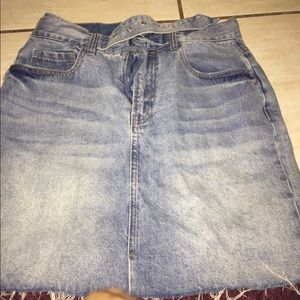 Jean skirt